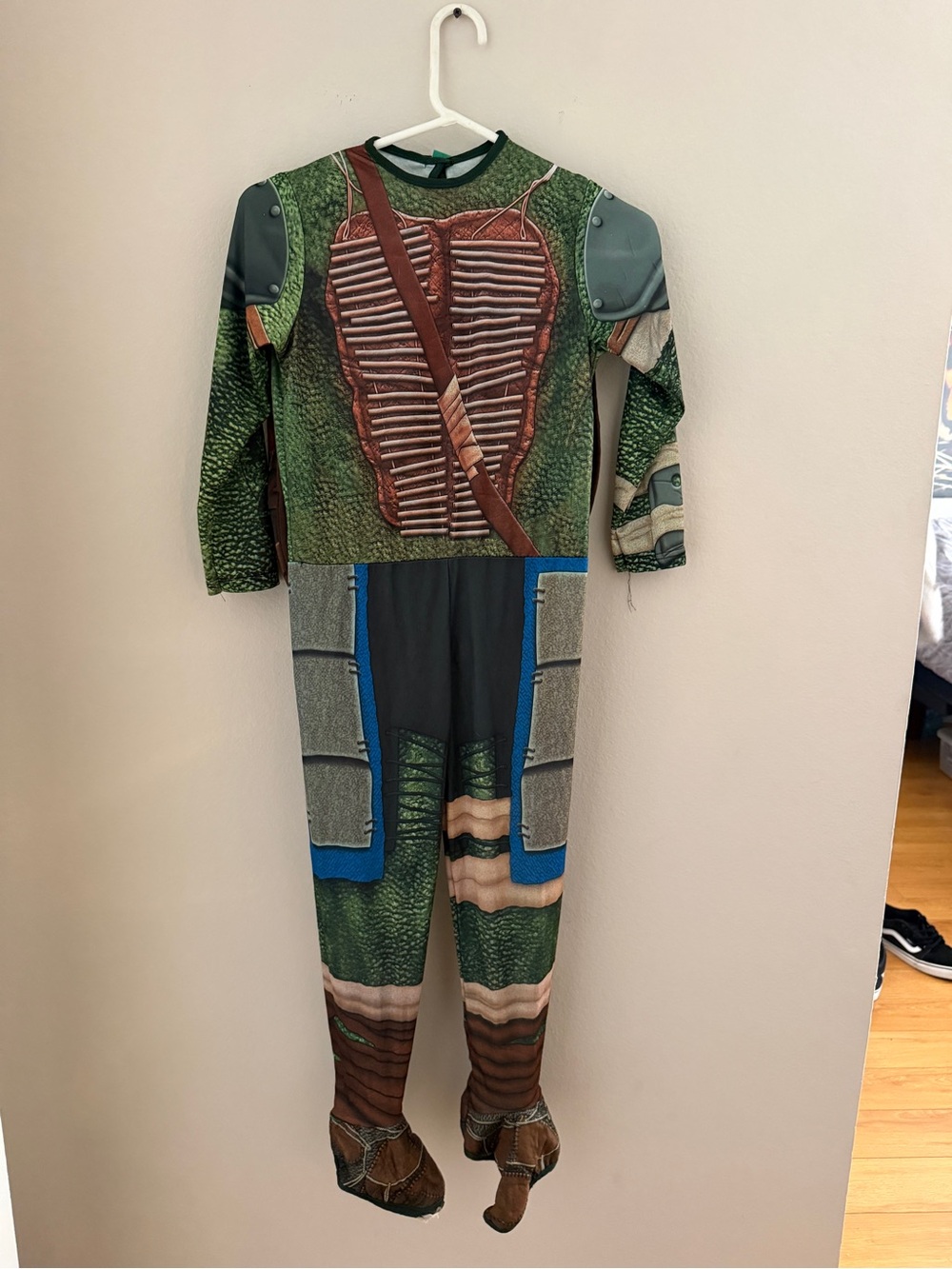 Kids Green Ninja Turtles Warrior Costume with